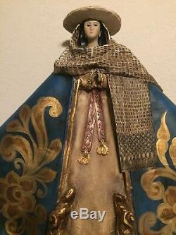 Virgen Peregrina De Zapopan Papel Mache De Danilo 2007 28 Unique