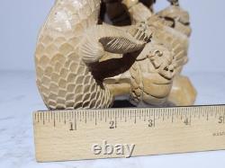 Vishnu Balinais Sculpté Montant Garuda 24 2003 Bali UNIQUE Expédition Rapide