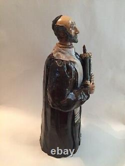 Vtg Judaica Rabbin Juif Vin Décanter Torah Hope Demarco Shabbat