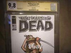Walking Dead #109 Sketched Par Larry Welz Cherry Comme Michonne Unique En Son Genre