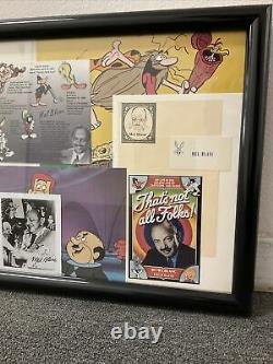 Warner Brothers One-of-a-kind Mel Blanc Memorabilia Personnel
