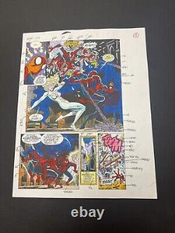 Web Of Spider-man 101 (pg 10) Original Et Unique En Son Genre Marvel Color Guide
