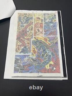 Web Of Spider-man 102 (pg 12)une Sorte De Guide Original Marvel Comic Ink/color