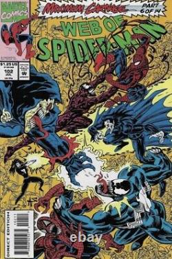 Web Of Spider-man 102 (pg 16)une Sorte De Guide Original Marvel Comic Ink/color