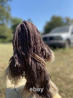 Wookie fait à la main unique en son genre crocheté Poseable