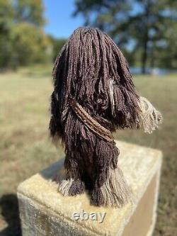 Wookie fait à la main unique en son genre crocheté Poseable