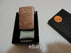 Zippo Antique Copper Lighter Personnalisé Gravé Un D'un Kind Lighter Nouveau Dans La Boîte