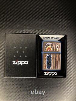 Zippo JACCKNIVES CUSTOM Fordite Detroit Agate LIGHTER One-Of-A-Kind Sold Out NEW	   <br/>	Zippo JACCKNIVES CUSTOM Fordite Detroit Agate LIGHTER One-Of-A-Kind Sold Out NEW