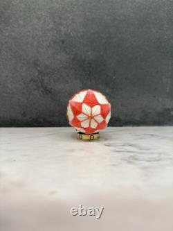 Œuf d'art unique cousu à la main, véritable coquille creuse, objet de collection de luxe